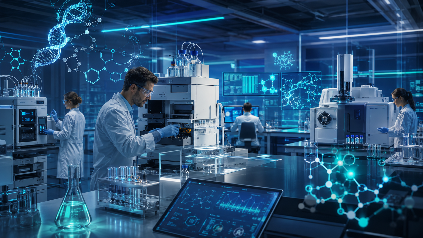 ELISA biomarker quantification laboratory