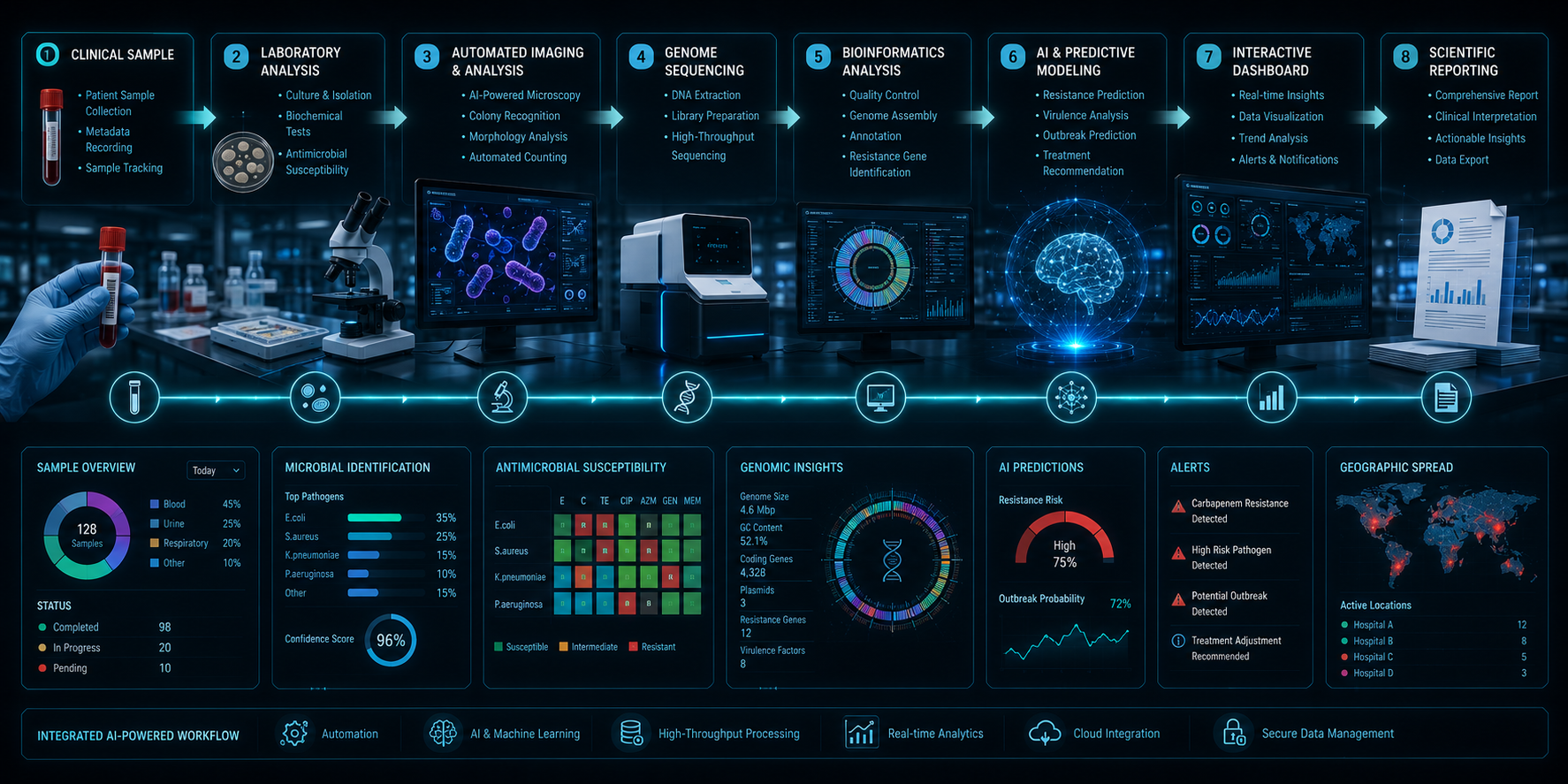 AI laboratory workflow