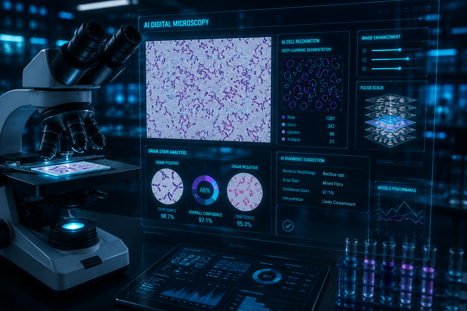 AI Microscopy Analysis