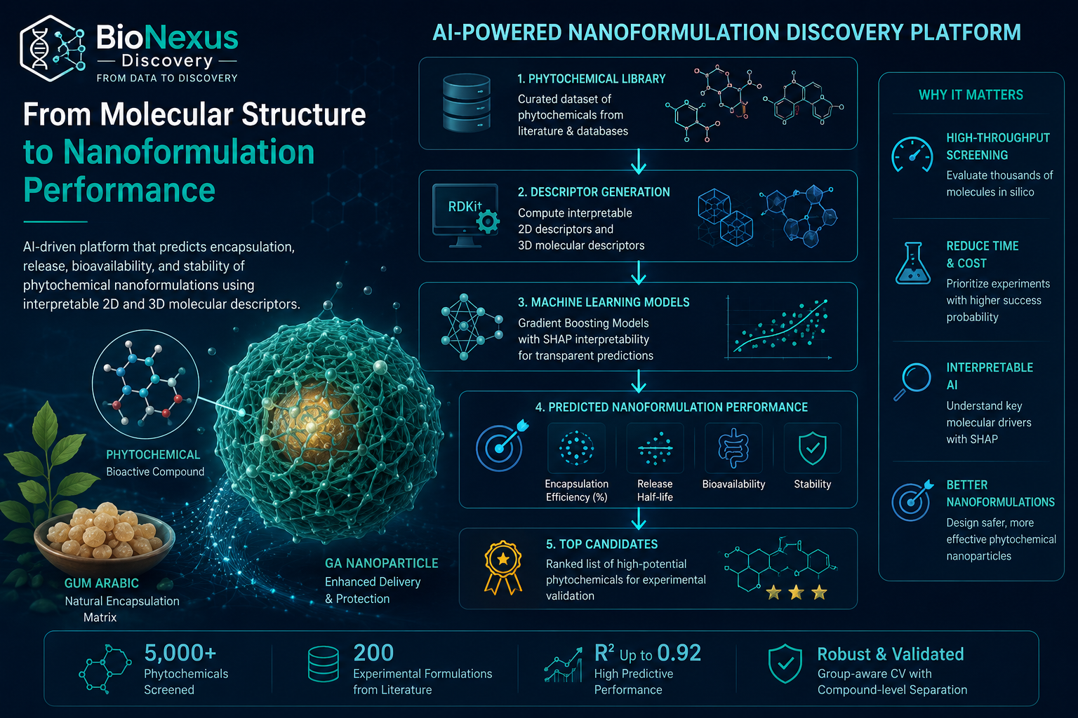 AI-Powered Nanoformulation Discovery Platform