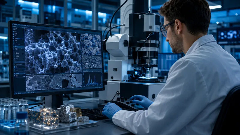 Materials science and nanostructure characterization research