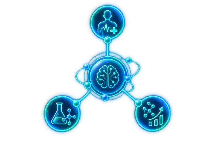 Biomedical data integration and AI research